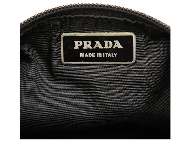 Bolso riñera Prada en Tessuto negro con múltiples bolsillos - vista 5