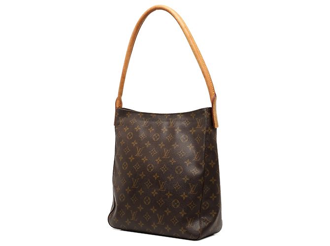 Louis Vuitton Brown Monogram Looping GM Castaño - vista 2