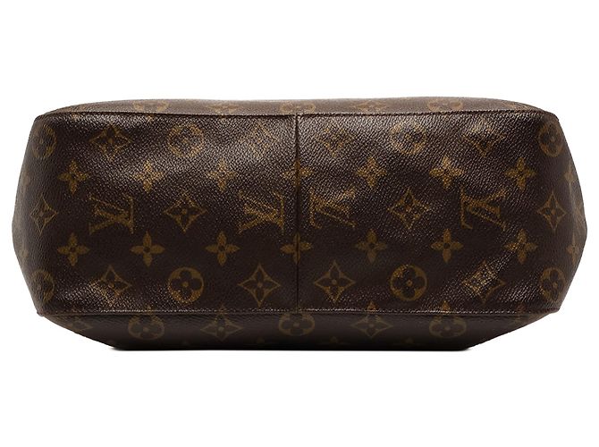 Louis Vuitton Brown Monogram Looping GM Castaño - vista 3