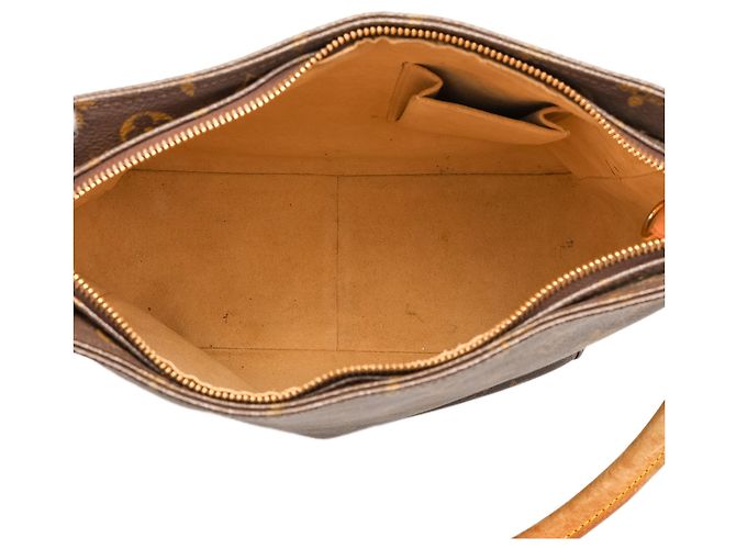 Louis Vuitton Brown Monogram Looping GM Castaño - vista 4