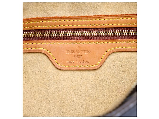 Louis Vuitton Brown Monogram Looping GM Castaño - vista 5