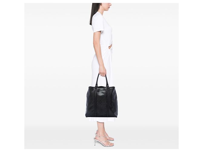 Bolso Tote Vertical Gucci Joy con estampado GG negro - vista 6