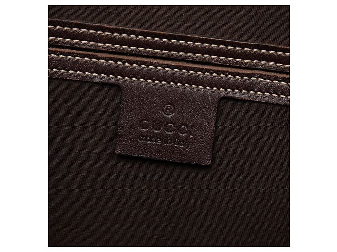 Borsa da lavoro Gucci Beige GG Supreme - vista 5