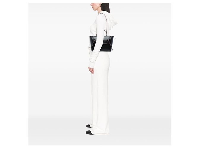 Céline Celine Mini Bolso Cinturón de Piel de Ternera Lisa Negra Negro - vista 6