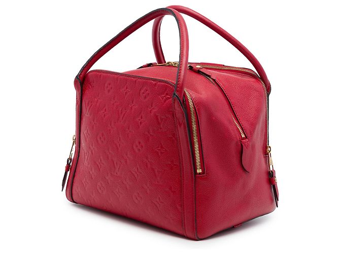 Louis Vuitton Red Monogram Empreinte Marais MM Roja - vista 2