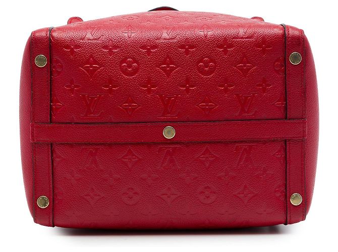 Louis Vuitton Red Monogram Empreinte Marais MM Roja - vista 3