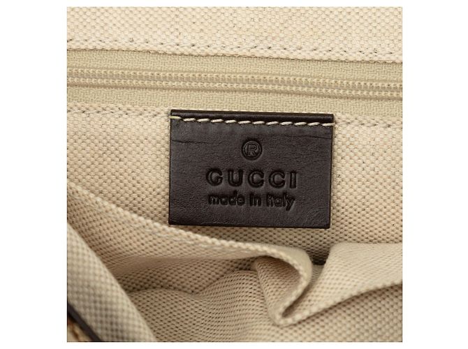 Gucci Beige GG Canvas Sukey Crossbody - vista 5