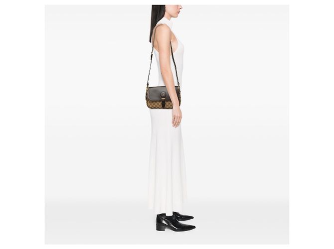 Gucci Beige GG Canvas Sukey Crossbody - vista 7