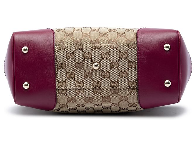 Gucci Mayfair Tote aus beigem GG Canvas - Ansicht 3