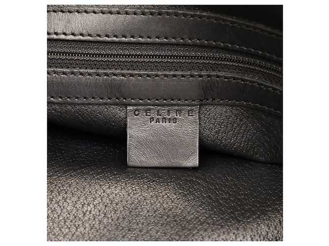 Céline Bolso Tote Celine Brown Macadam Coated Canvas Castaño Marrón oscuro - vista 5