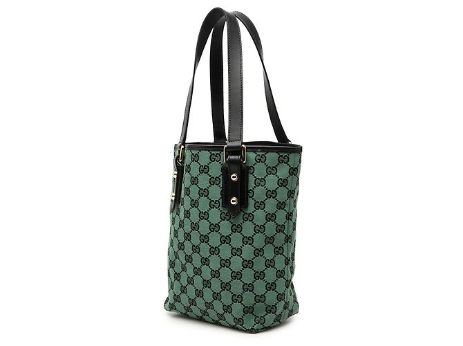 Gucci Green GG Canvas Tote Grün - Ansicht 2