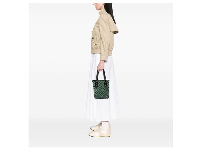 Gucci Green GG Canvas Tote Grün - Ansicht 6