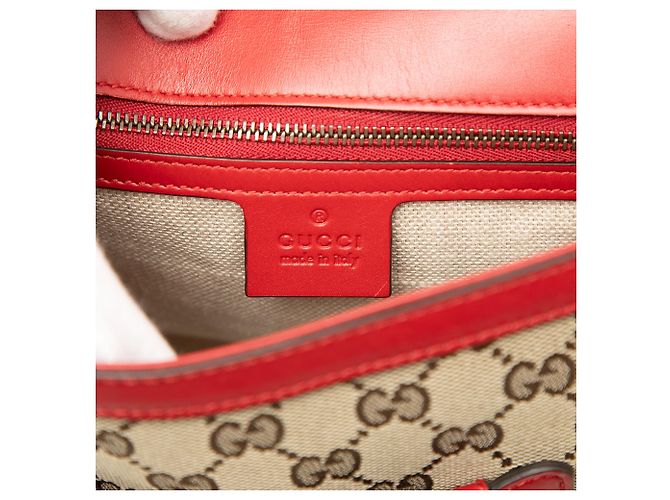 Gucci Beige Medium GG Canvas Lady Web Crossbody - view 5