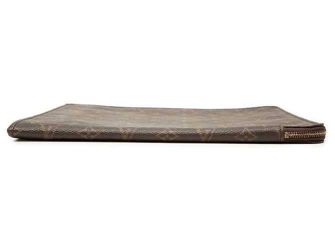 Louis Vuitton Brown Monogram Poche Documents Portfolio 30 Castaño - vista 3