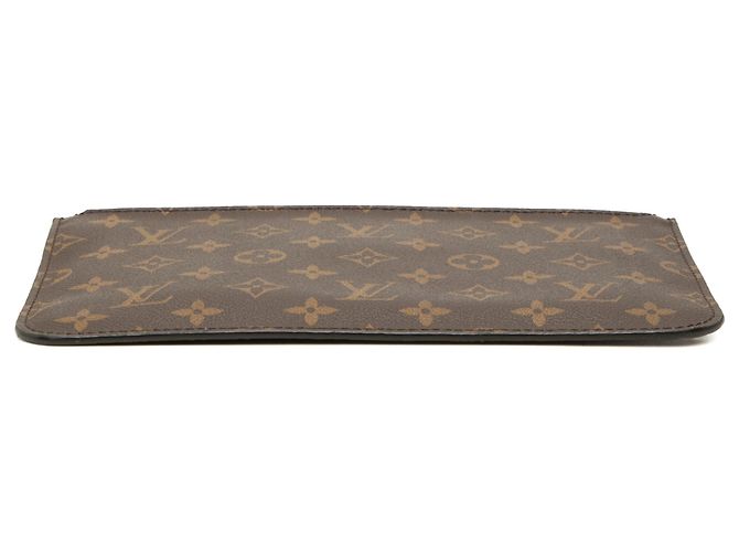 Pouch Louis Vuitton Brown Monogram Neverfull MM Marrone - vista 3