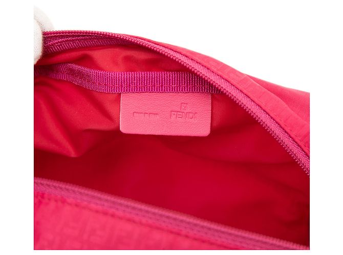 Pouch Fendi Pink Zucchino Nylon Rosa - vista 5
