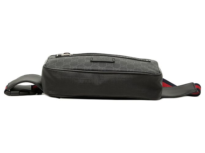 Bolso cinturón Gucci Black GG Supreme Web Negro - vista 3