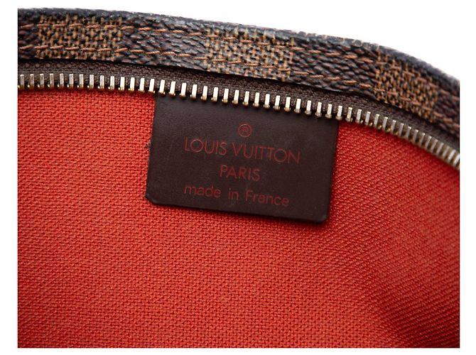 Louis Vuitton Brown Damier Ebene Navona Castaño - vista 5