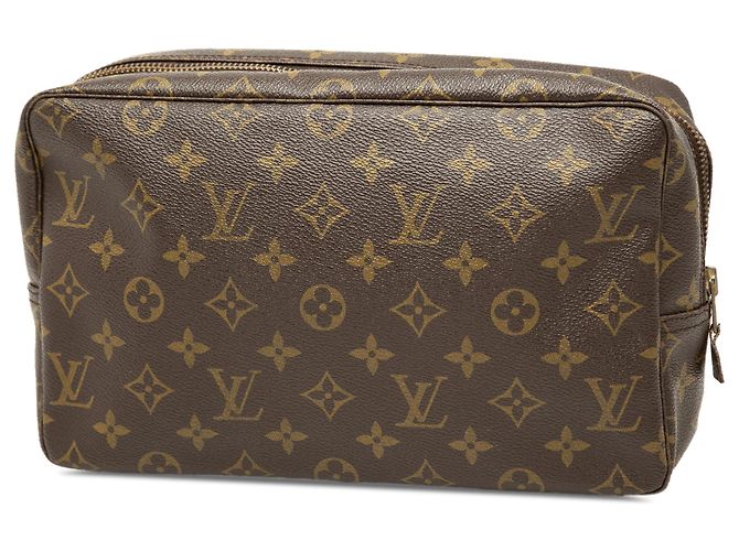 Louis Vuitton Brown Monogram Trousse Toilette 28 Marrone - vista 2