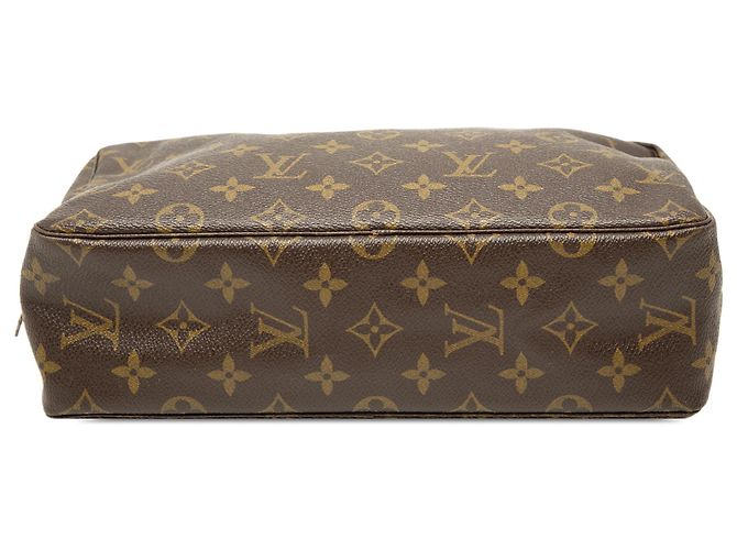 Louis Vuitton Brown Monogram Trousse Toilette 28 Marrone - vista 3