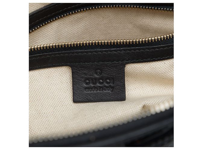 Bolso Gucci Nice Small de charol Microguccissima negro - vista 5
