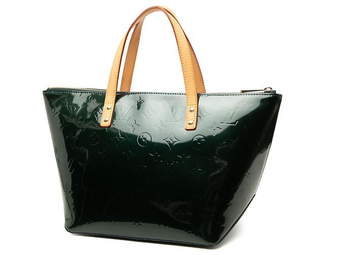 Louis Vuitton Green Monogram Vernis Bellevue PM Verde - vista 2