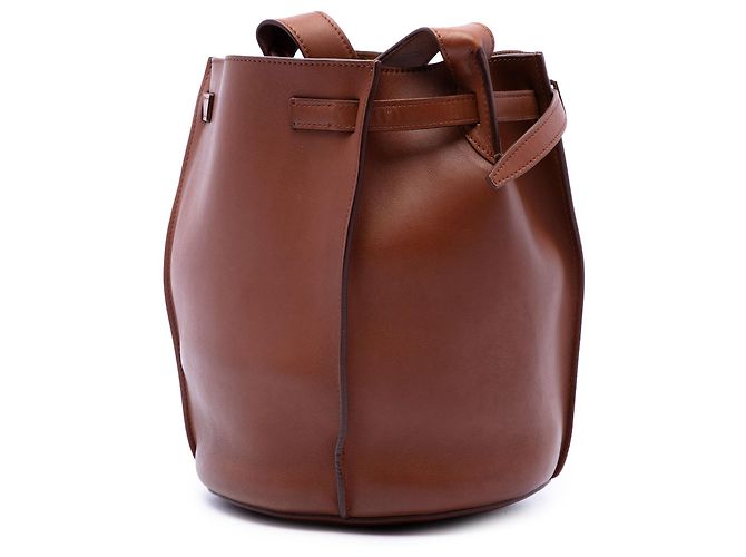 Céline Celine Big Bag Bucket de piel marrón Castaño - vista 2