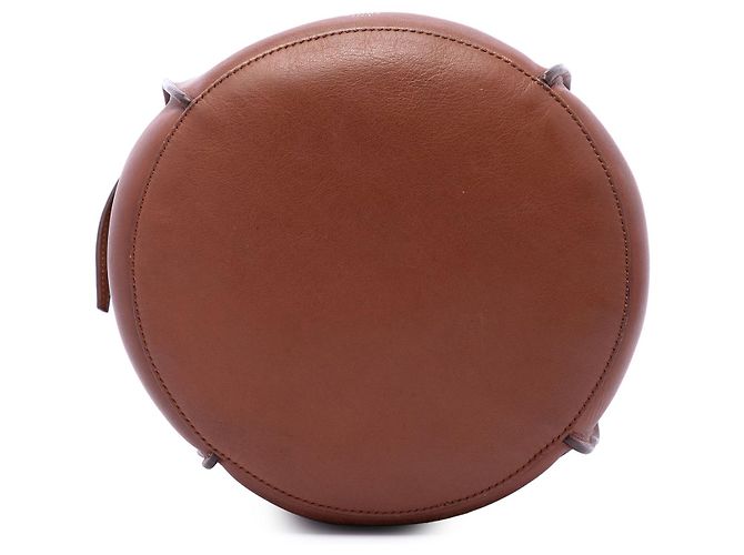 Céline Celine Big Bag Bucket de piel marrón Castaño - vista 3