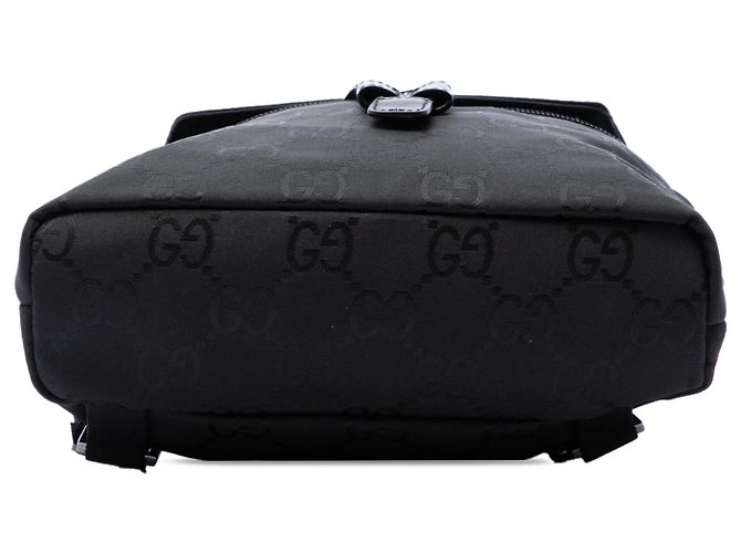 Zaino Gucci in nylon GG nero - vista 3