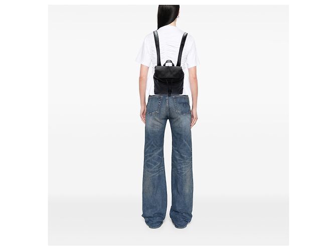 Zaino Gucci in nylon GG nero - vista 6