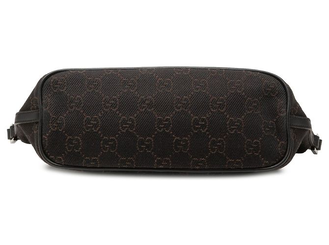 Gucci Brown GG Denim Boat Castaño Marrón oscuro - vista 3