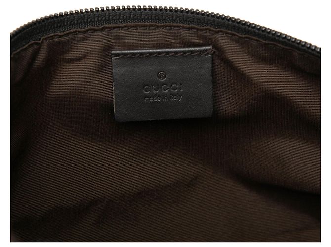 Gucci Brown GG Denim Boat Castaño Marrón oscuro - vista 5