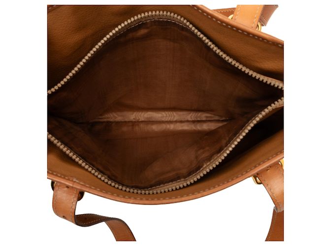 Céline Bolso Tote Celine Brown Macadam Coated Canvas Castaño - vista 4