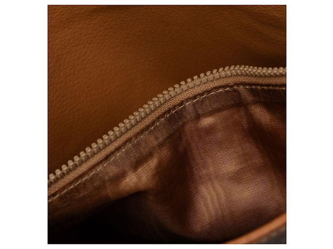 Céline Bolso Tote Celine Brown Macadam Coated Canvas Castaño - vista 6