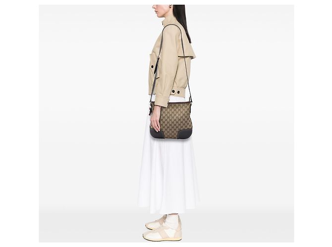 Gucci Beige GG Canvas Web Princy Crossbody - Ansicht 5