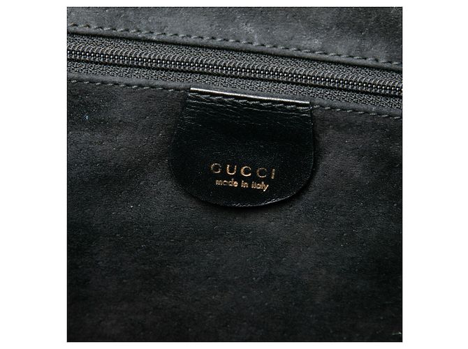 Borsa a mano Gucci in pelle di vitello nera Nero - vista 5