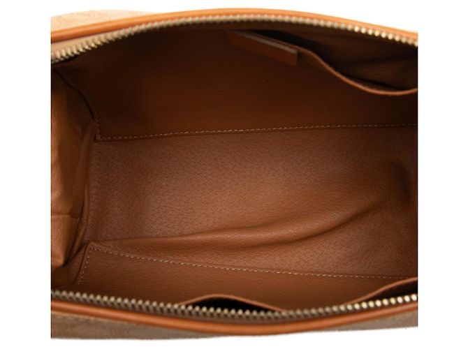 Céline Necessaire Celine Beige Macadam in tela rivestita - vista 4