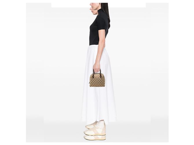 Borsa Gucci Beige Mini GG Canvas Balthus Tofu - vista 6