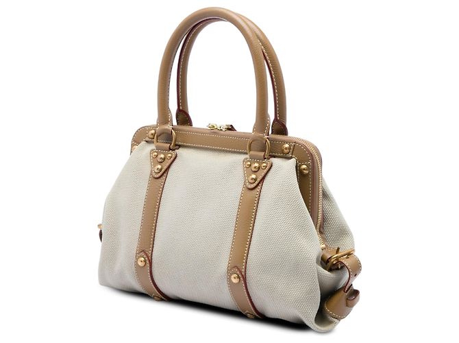 Louis Vuitton Beige Toile Trianon Sac de Nuit GM - vista 2