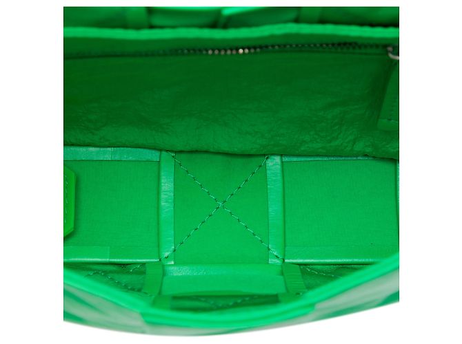 Bottega Veneta Borsa a tracolla Cassette in nappa Intrecciato verde - vista 4