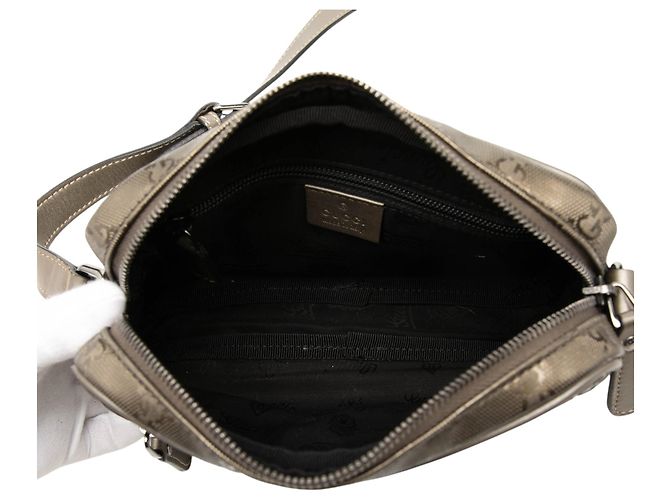 Gucci Brown GG Imprime Crossbody Marrone - vista 4
