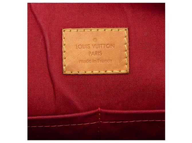 Louis Vuitton Red Monogram Vernis Alma PM Rouge - vue 5