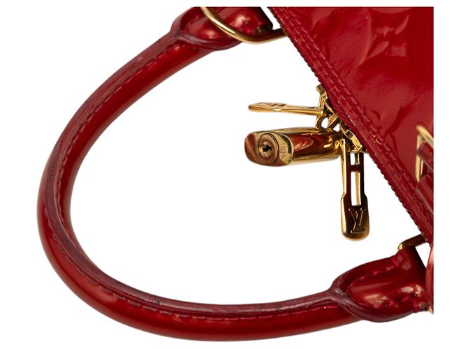 Louis Vuitton Red Monogram Vernis Alma PM Rouge - vue 9