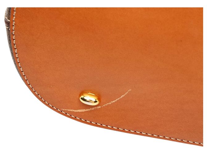 Céline Borsa Dome Celine in tela rivestita Macadam marrone - vista 6