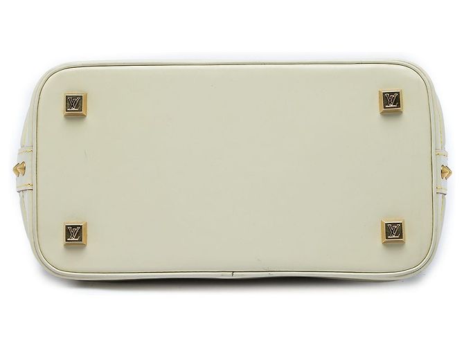 Louis Vuitton White Suhali Lockit PM Weiß - Ansicht 3