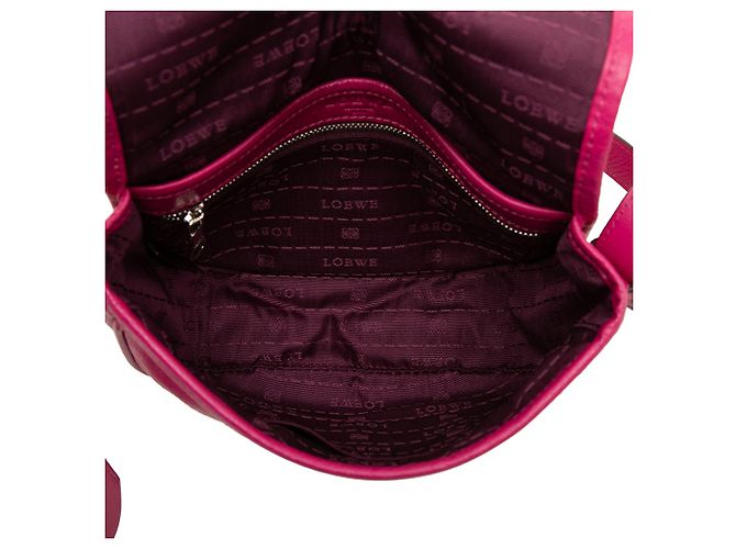 LOEWE Heritage Crossbody aus rosa Leder Pink - Ansicht 4
