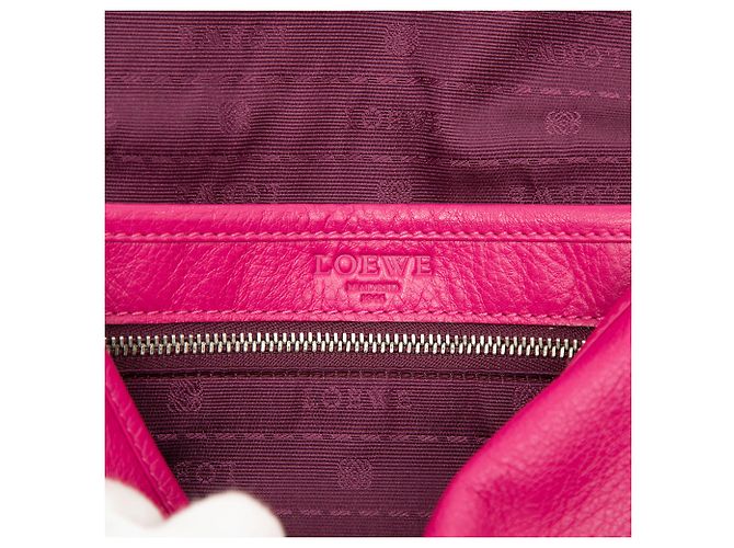 LOEWE Heritage Crossbody aus rosa Leder Pink - Ansicht 5