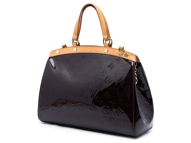 Louis Vuitton Purple Monogram Vernis Brea MM Porpora - vista 2