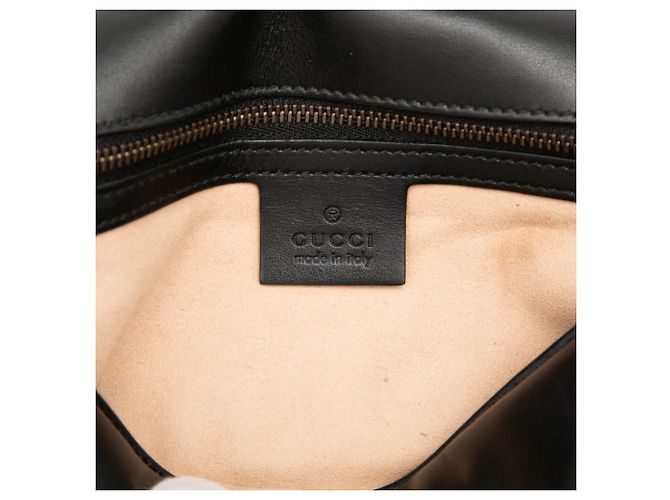 Borsa a tracolla Gucci GG Marmont Matelassé in pelle di vitello nera Medium Nero - vista 5