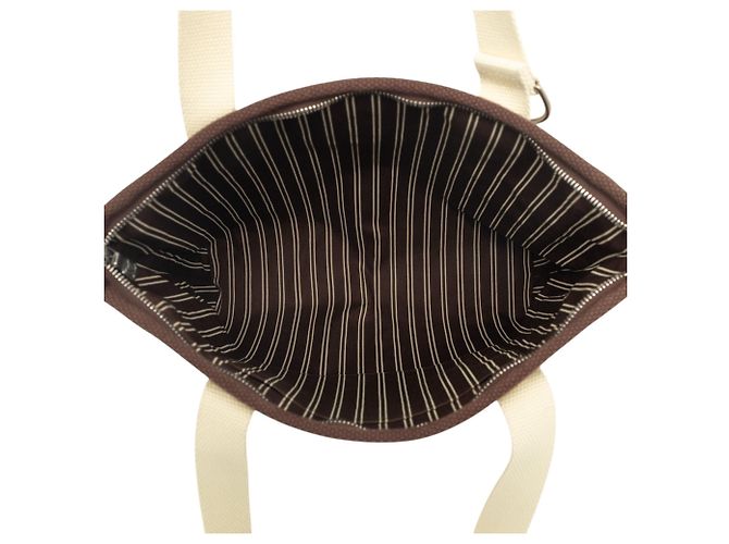 Louis Vuitton Brown Antigua Cabas MM Castaño Marrón oscuro - vista 4
